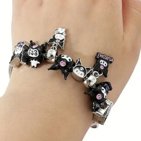 Hello Kitty Kuromi Charm Bracelet - Picture 2 of 4